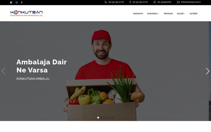 Screenshot of konkutsan.com.tr