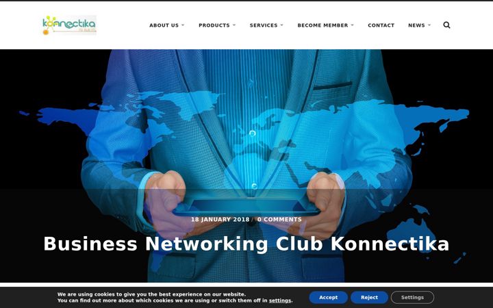 Screenshot of konnectika.org