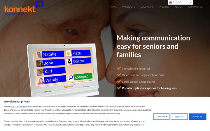 Screenshot of konnekt.com.au