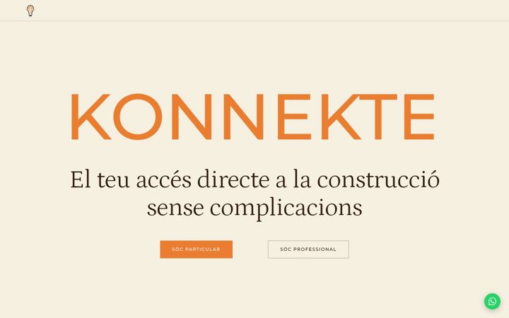 Screenshot of konnekte.es