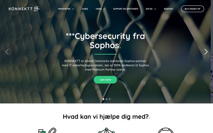 Screenshot of konnektt.dk