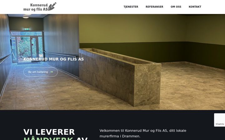 Screenshot of konnerudmurogflis.no