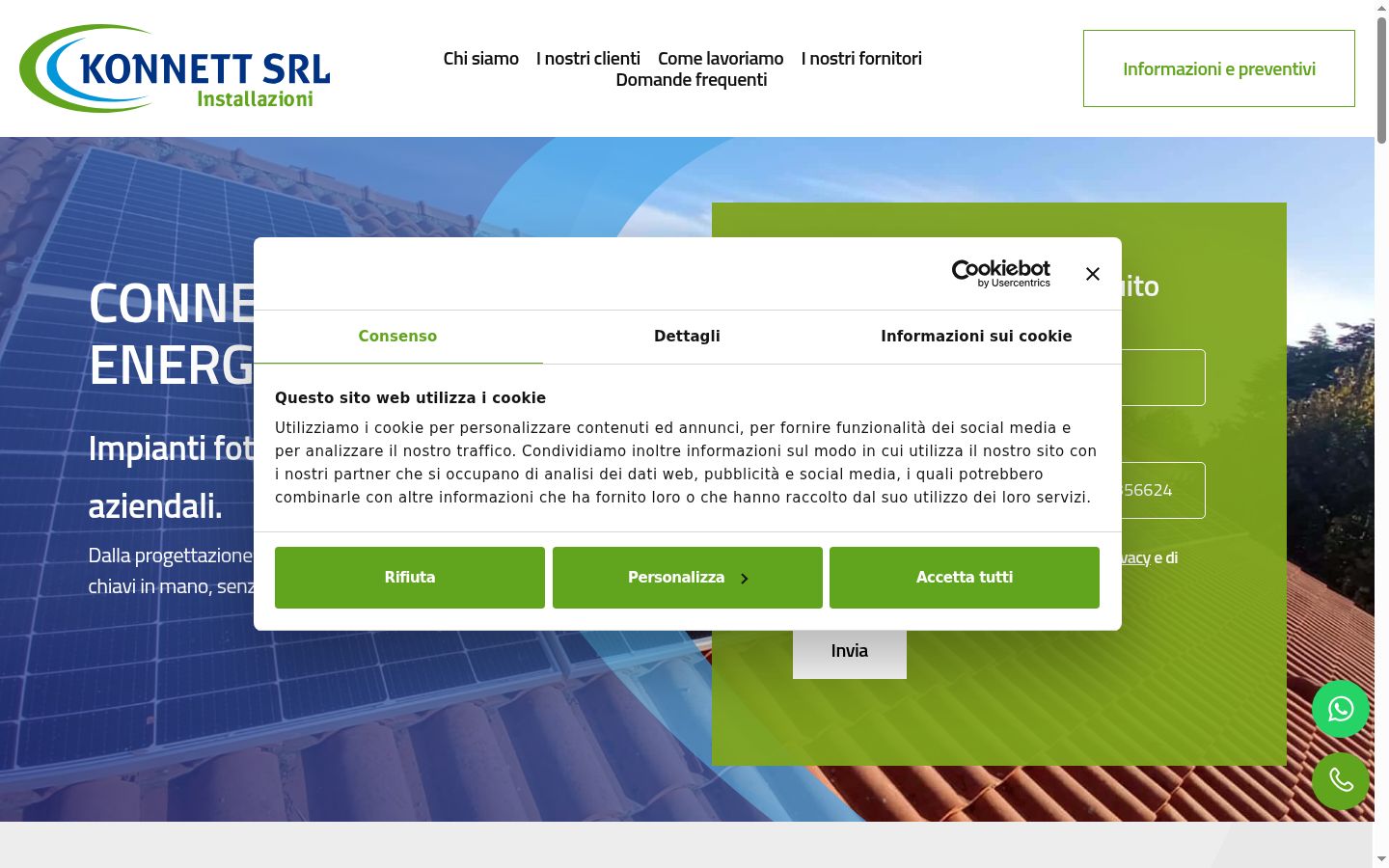 Snímka obrazovky banera súhlasu zobrazeného pred akoukoľvek interakciou