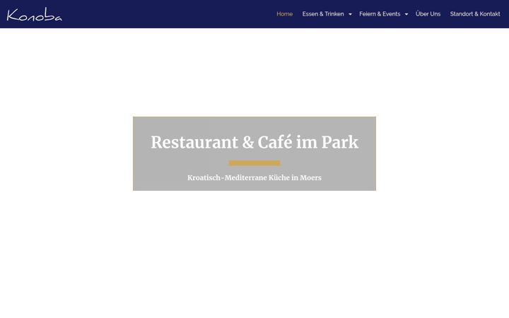 Screenshot of konoba-im-park.de