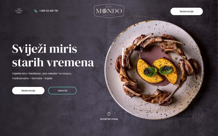 Screenshot of konoba-mondo.com