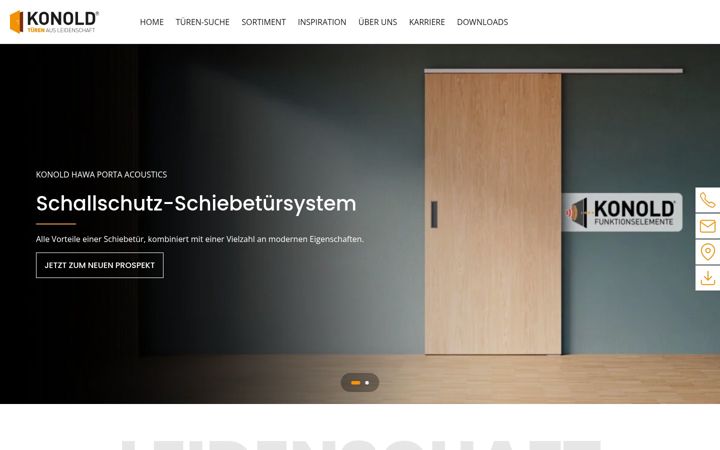 Screenshot von konold.com