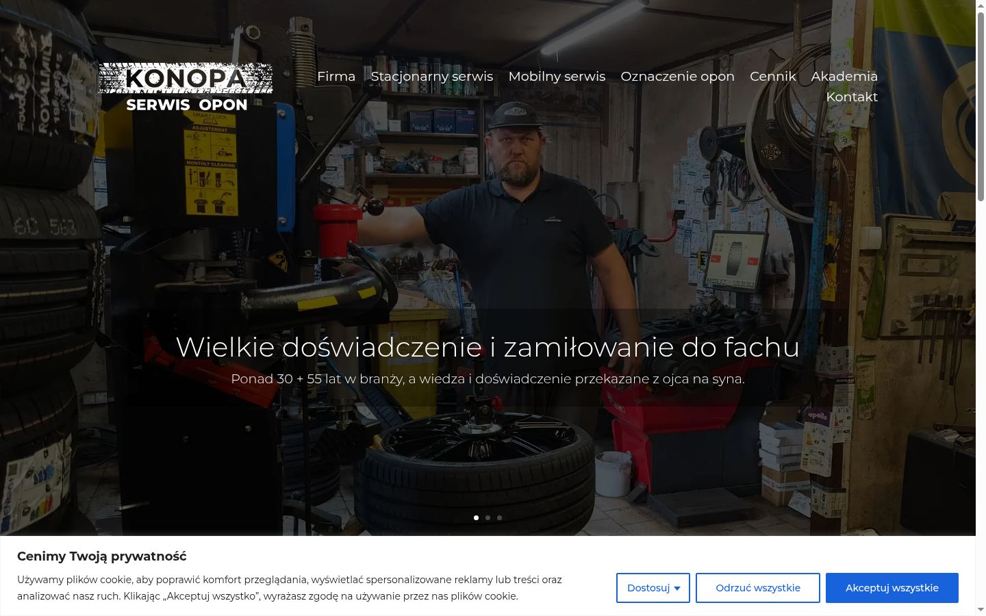 Screenshot van de toestemmingsbanner zoals getoond vóór enige interactie