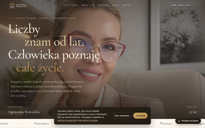 Screenshot of konopnaksiegowa.pl