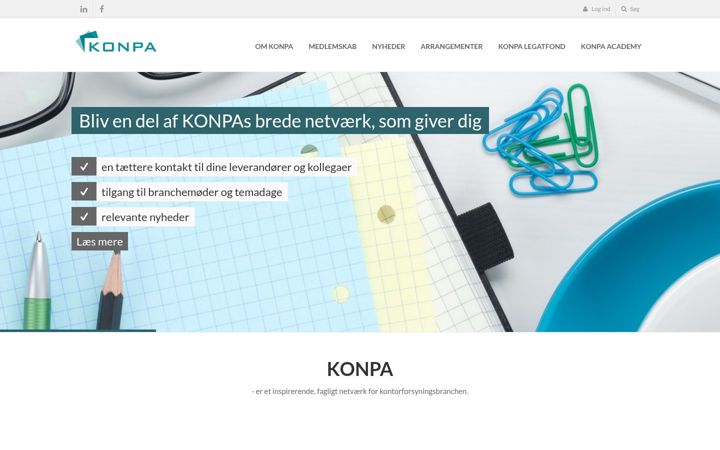 Screenshot of konpa.dk