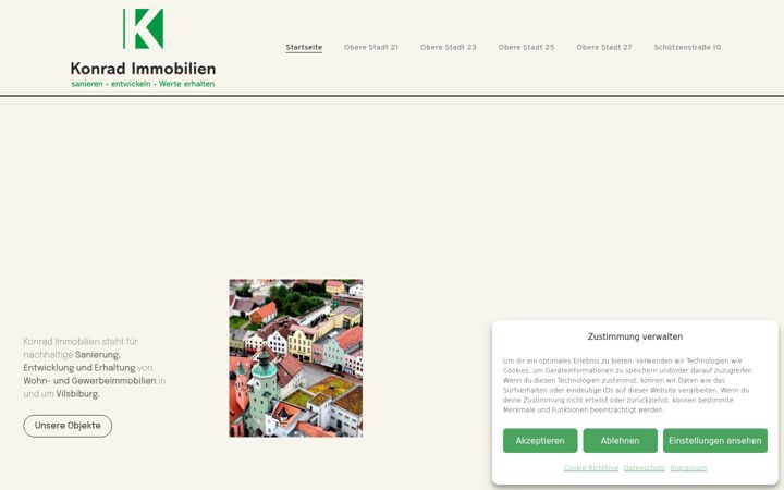 Screenshot of konrad-immobilien.info