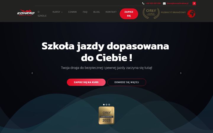 Screenshot of konrad.krakow.pl