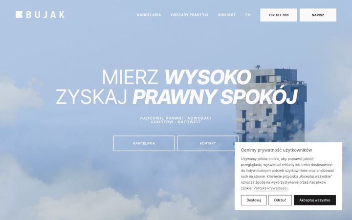 Screenshot of konradbujak.pl