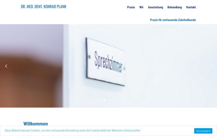 Screenshot of konradplank.de