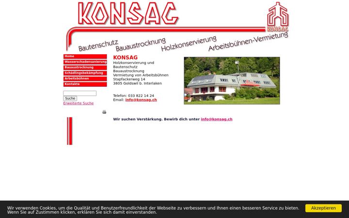 Screenshot of konsag.ch