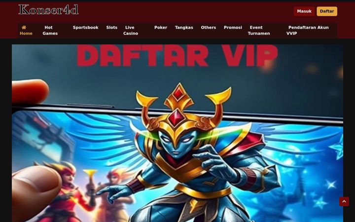 Screenshot of konser4d.net