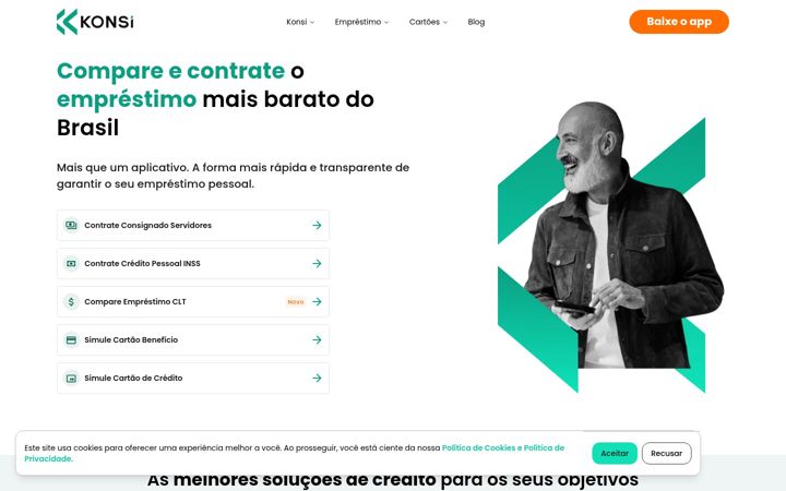 Screenshot of konsi.com.br