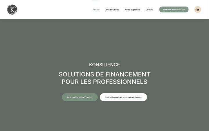 Screenshot of konsilience.fr
