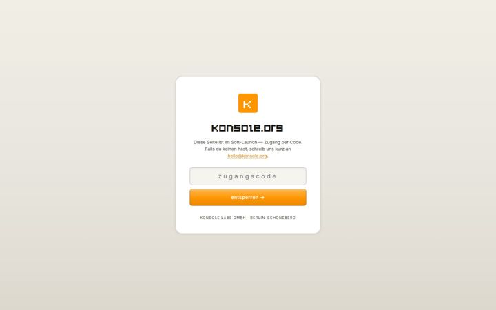 Screenshot of konsole-labs.com