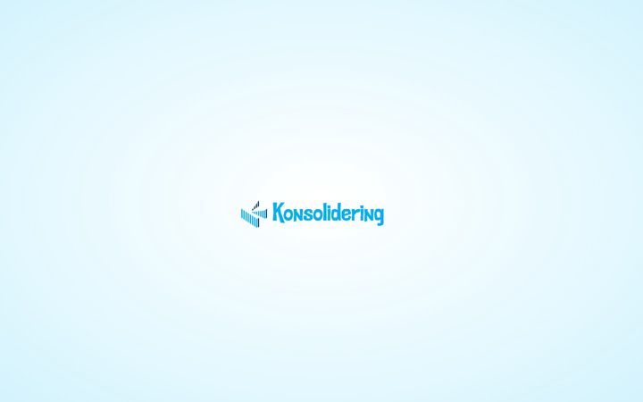 Screenshot of konsolidering.no