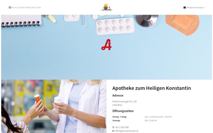 Screenshot of konstantinapo.at