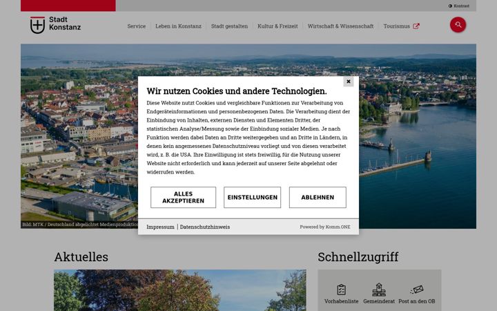 Screenshot of konstanz.de