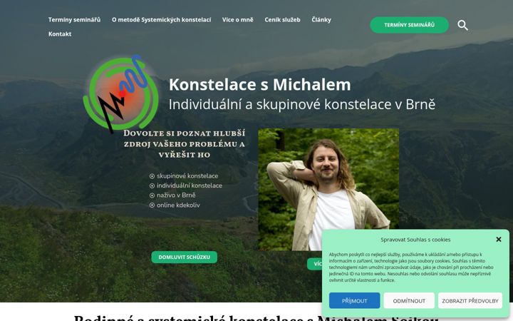 Screenshot of konstelacesmichalem.cz