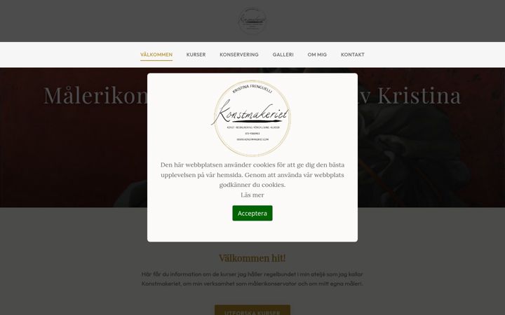 Screenshot of konstmakeriet.com