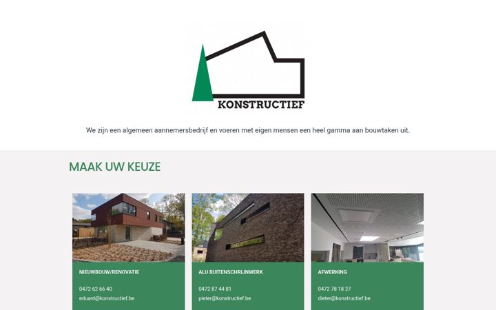 Screenshot of konstructief.be