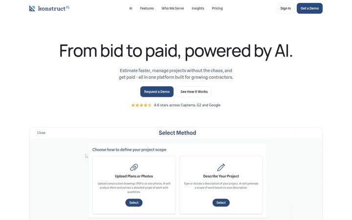 Screenshot of konstructiq.com