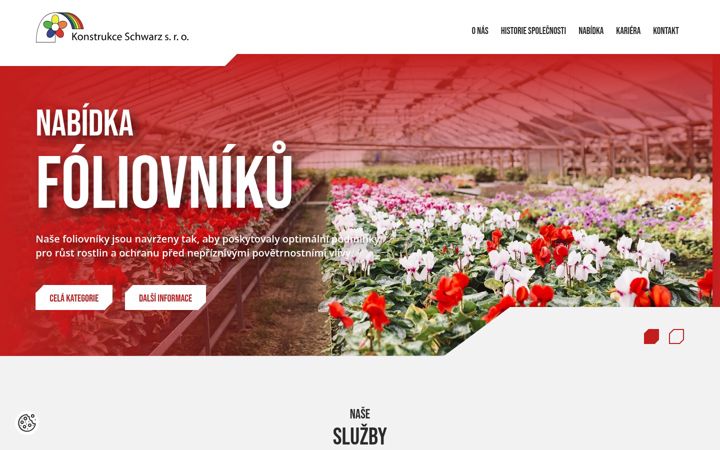 Screenshot of konstrukceschwarz.cz