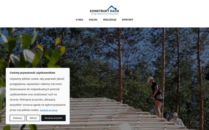 Screenshot of konstrukt-dach.pl