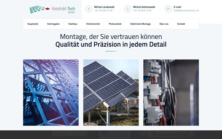 Screenshot of konstrukt-tech.ch