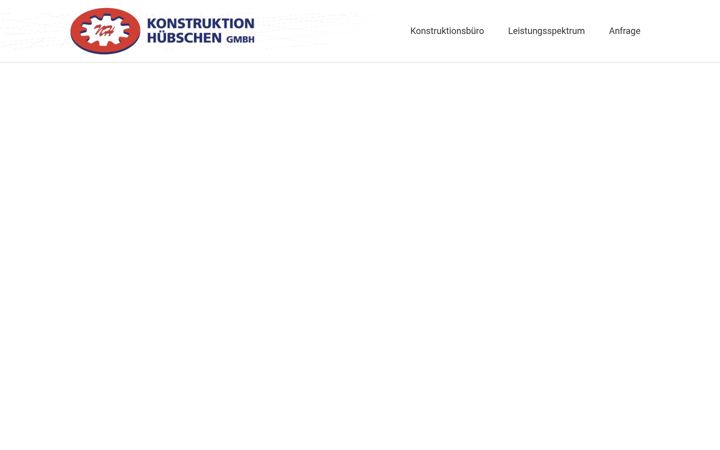 Screenshot of konstruktion-huebschen.de