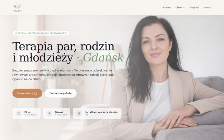 Screenshot of konsultacjerodzinne.pl
