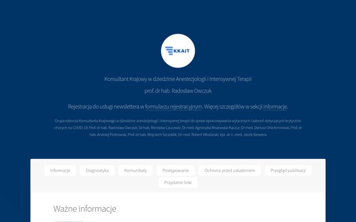 Screenshot of konsultantait.gumed.edu.pl