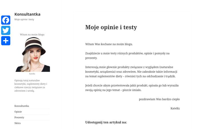 Screenshot of konsultantka.eu