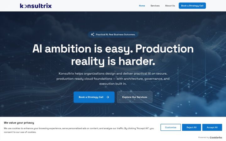 Screenshot of konsultrix.com
