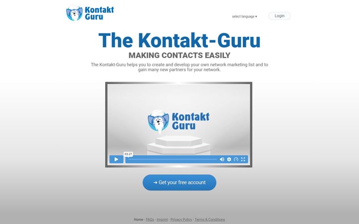 Screenshot of kontaktguru.com