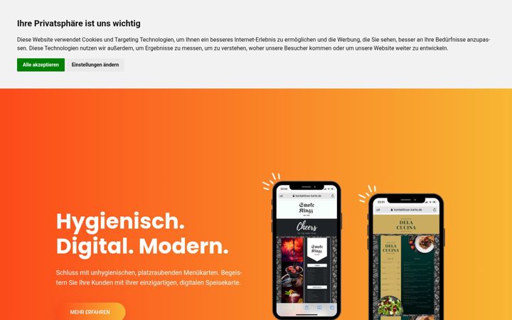 Screenshot of kontaktlose-karte.de