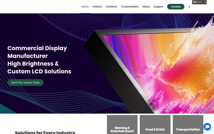 Screenshot von kontechdisplay.com