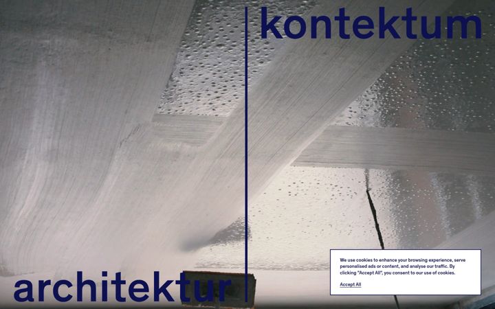 Captura de ecrã de kontektum.com