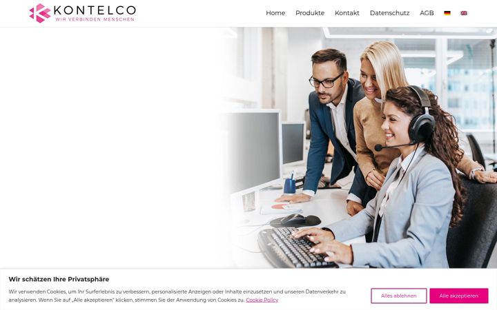 Captura de ecrã de kontelco.com
