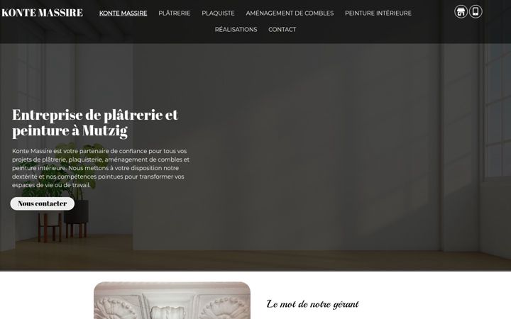Screenshot of kontemassire.fr