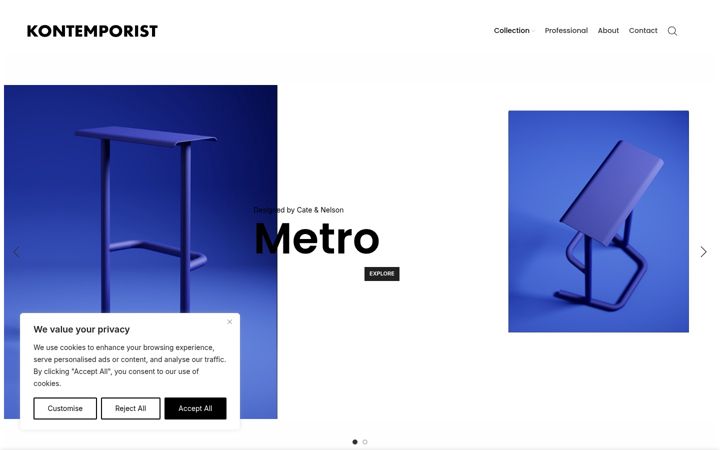 Captura de ecrã de kontemporist.com