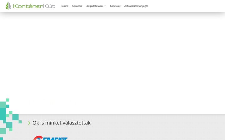Screenshot of kontenerkut.hu
