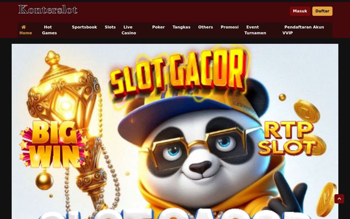 Captura de ecrã de konterslot.com