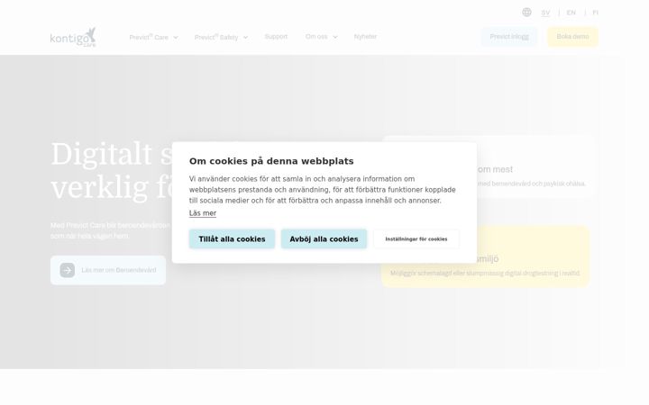 Zrzut ekranu kontigocare.com