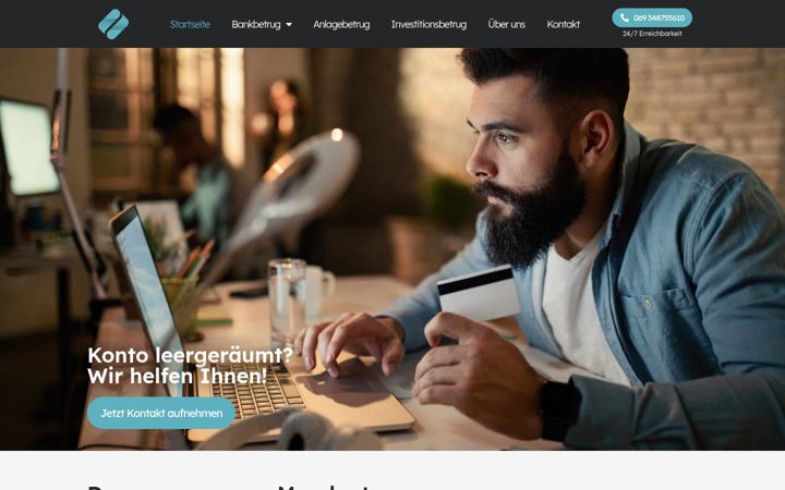 Screenshot of konto-leergeraeumt.de