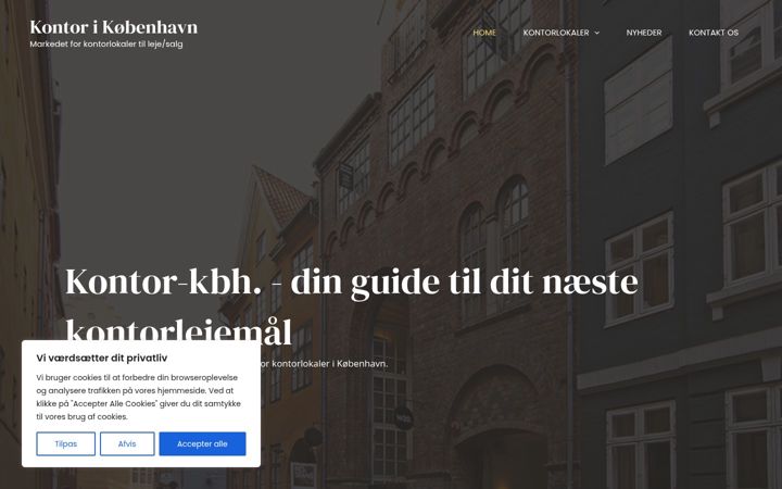 Screenshot of kontor-kbh.net