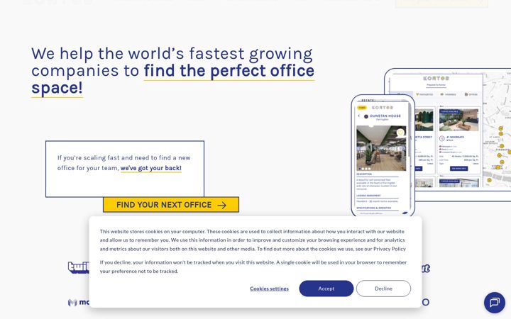 Screenshot of kontor.com